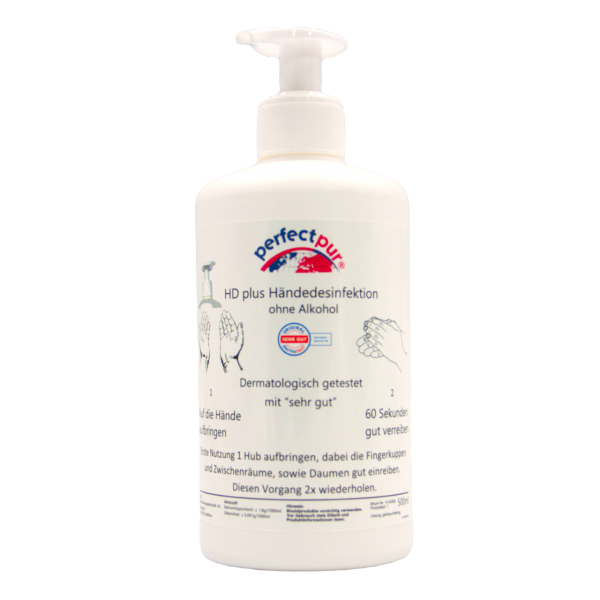 500 ml Leerflasche mit Spendersystem