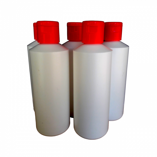 100ml Nachfüllflasche 5er Set mit Klappverschluss rot